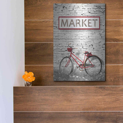 Luxe Metal Art 'At the Market' by Lori Deiter, Metal Wall Art,12x16