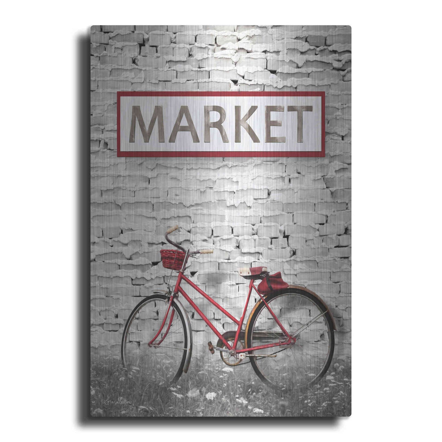 Luxe Metal Art 'At the Market' by Lori Deiter, Metal Wall Art