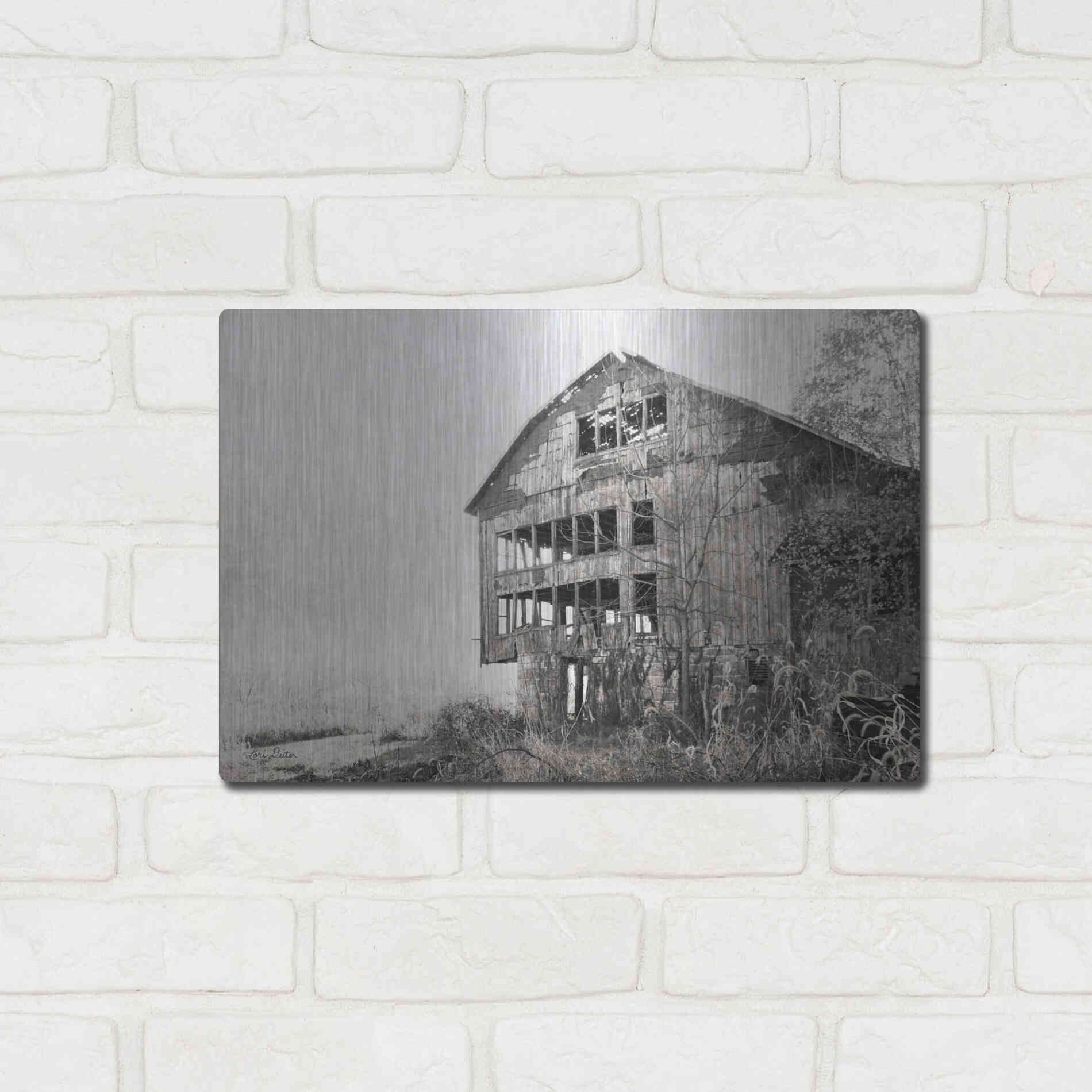 Luxe Metal Art 'Mahantongo Barn' by Lori Deiter, Metal Wall Art,16x12