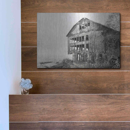 Luxe Metal Art 'Mahantongo Barn' by Lori Deiter, Metal Wall Art,16x12