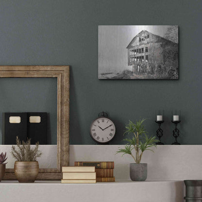 Luxe Metal Art 'Mahantongo Barn' by Lori Deiter, Metal Wall Art,16x12