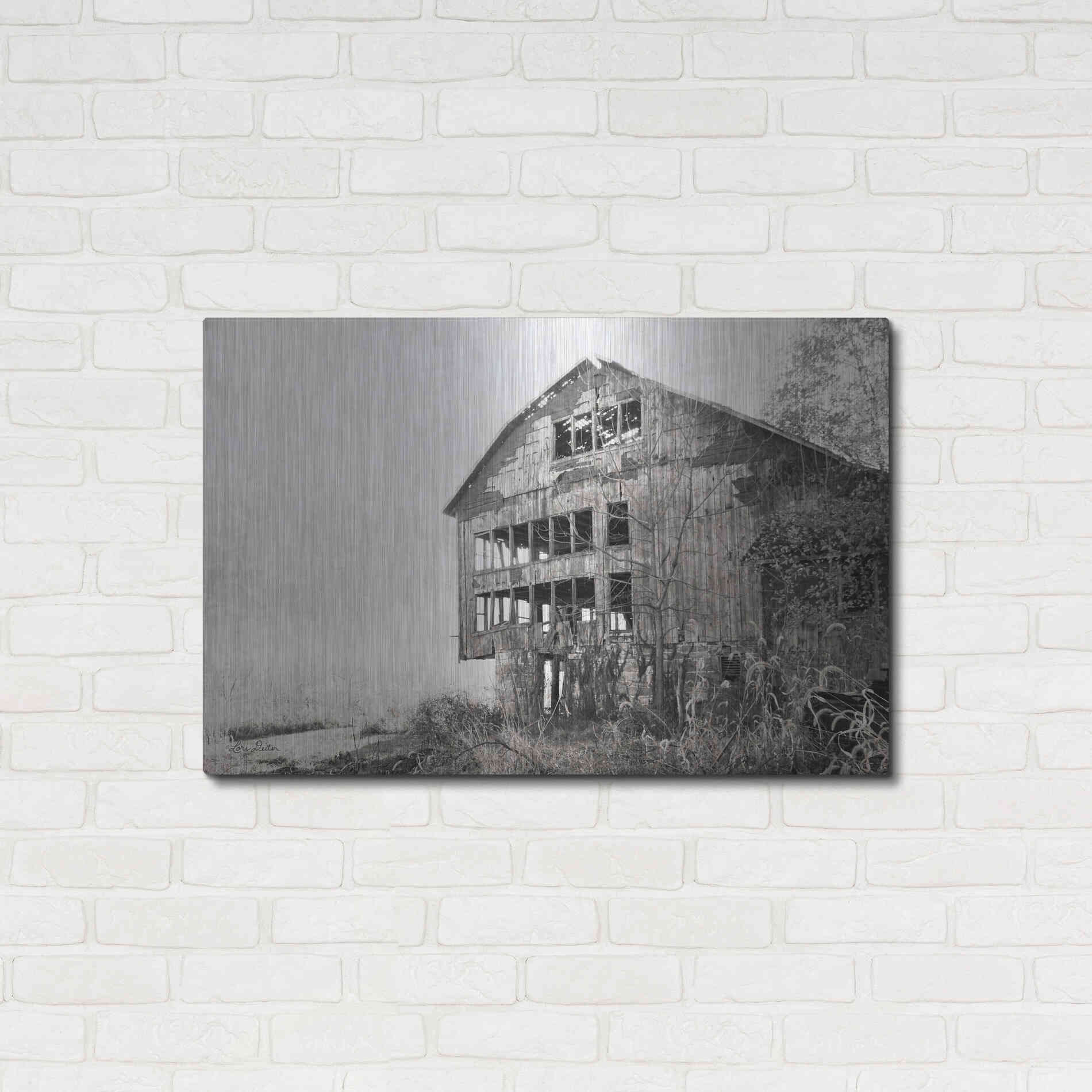 Luxe Metal Art 'Mahantongo Barn' by Lori Deiter, Metal Wall Art,36x24