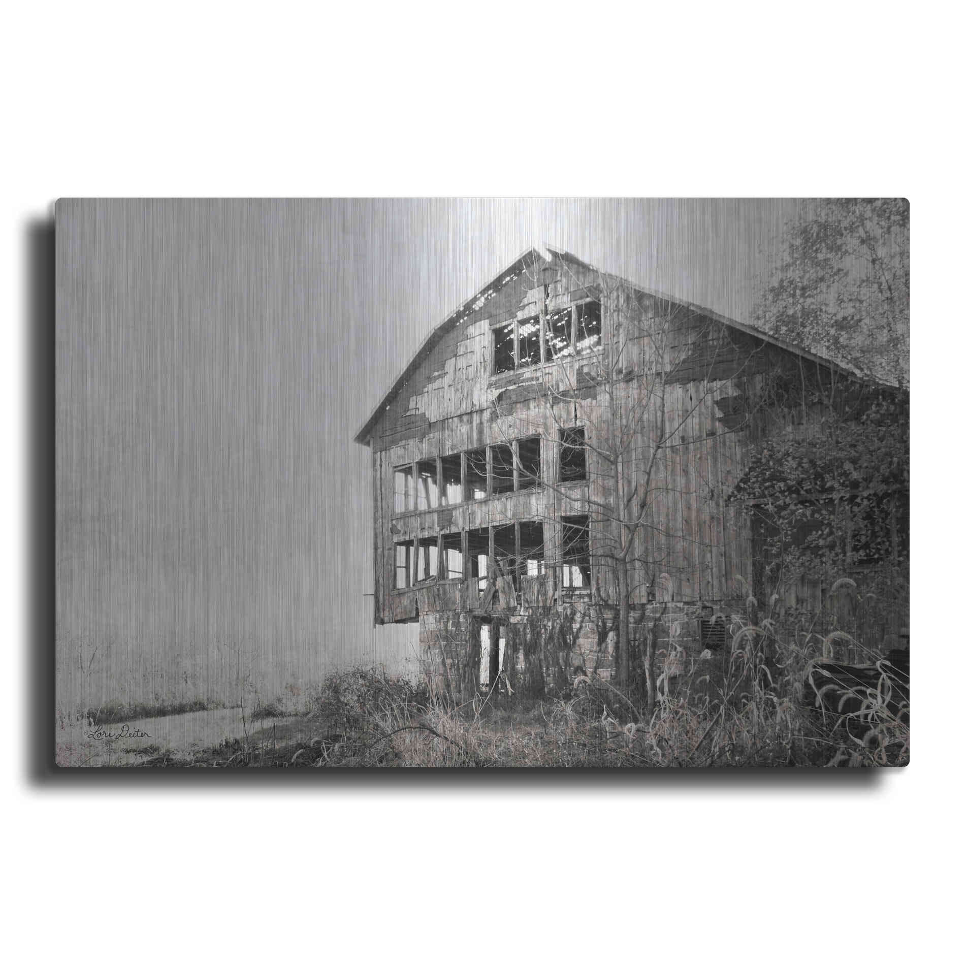 Luxe Metal Art 'Mahantongo Barn' by Lori Deiter, Metal Wall Art