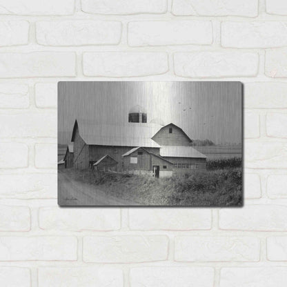 Luxe Metal Art 'Rural Charm' by Lori Deiter, Metal Wall Art,16x12