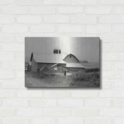 Luxe Metal Art 'Rural Charm' by Lori Deiter, Metal Wall Art,24x16