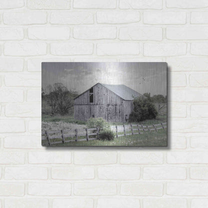 Luxe Metal Art 'Barnsville Barn' by Lori Deiter, Metal Wall Art,24x16