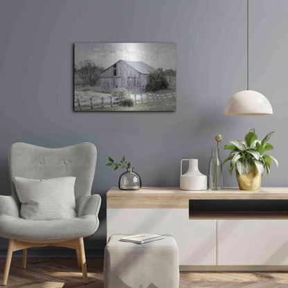 Luxe Metal Art 'Barnsville Barn' by Lori Deiter, Metal Wall Art,24x16