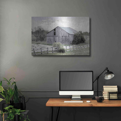 Luxe Metal Art 'Barnsville Barn' by Lori Deiter, Metal Wall Art,36x24