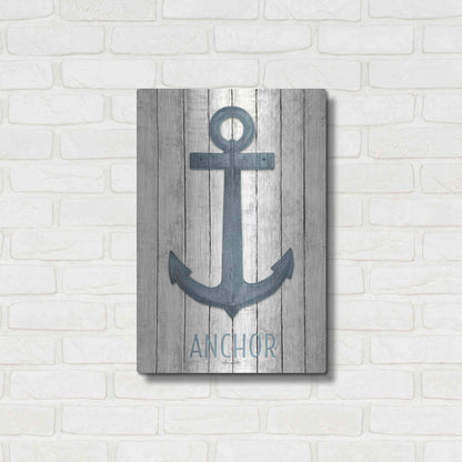 Luxe Metal Art 'Anchor' by Lori Deiter, Metal Wall Art,16x24