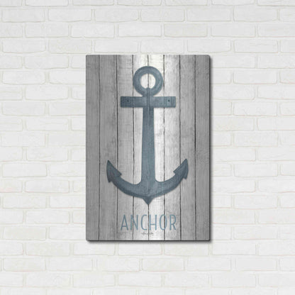 Luxe Metal Art 'Anchor' by Lori Deiter, Metal Wall Art,24x36