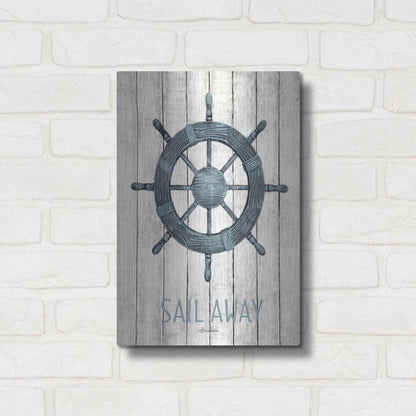 Luxe Metal Art 'Sail Away' by Lori Deiter, Metal Wall Art,12x16