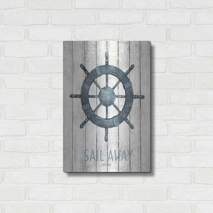 Luxe Metal Art 'Sail Away' by Lori Deiter, Metal Wall Art,16x24