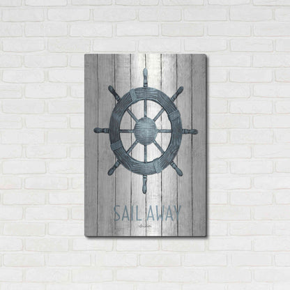 Luxe Metal Art 'Sail Away' by Lori Deiter, Metal Wall Art,24x36