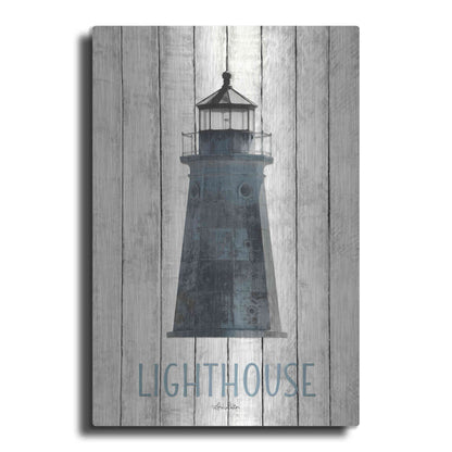 Luxe Metal Art 'Lighthouse' by Lori Deiter, Metal Wall Art