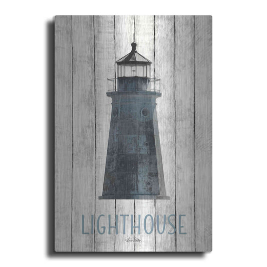 Luxe Metal Art 'Lighthouse' by Lori Deiter, Metal Wall Art