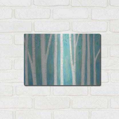 Luxe Metal Art 'Spring Woods' by Melissa Averinos, Metal Wall Art,16x12