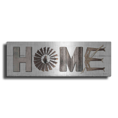 Luxe Metal Art 'Rustic Home II' by Lori Deiter, Metal Wall Art