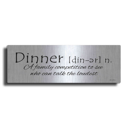 Luxe Metal Art 'Dinner Competition' by Lori Deiter, Metal Wall Art