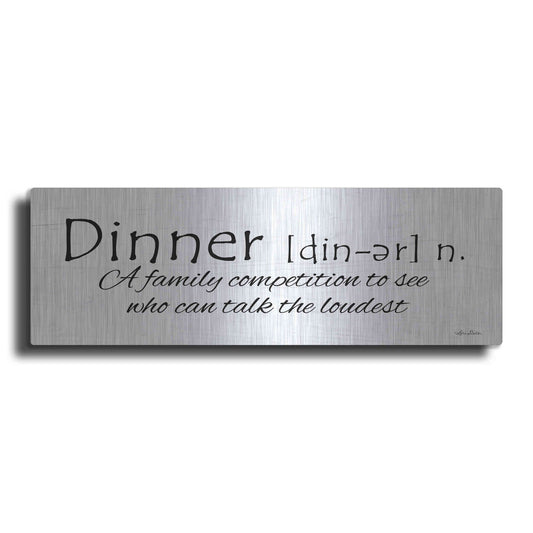 Luxe Metal Art 'Dinner Competition' by Lori Deiter, Metal Wall Art