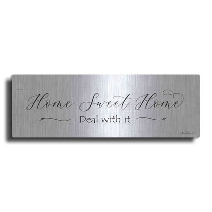 Luxe Metal Art 'Home Sweet Home' by Lori Deiter, Metal Wall Art