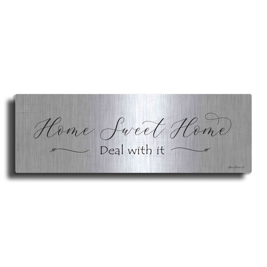 Luxe Metal Art 'Home Sweet Home' by Lori Deiter, Metal Wall Art