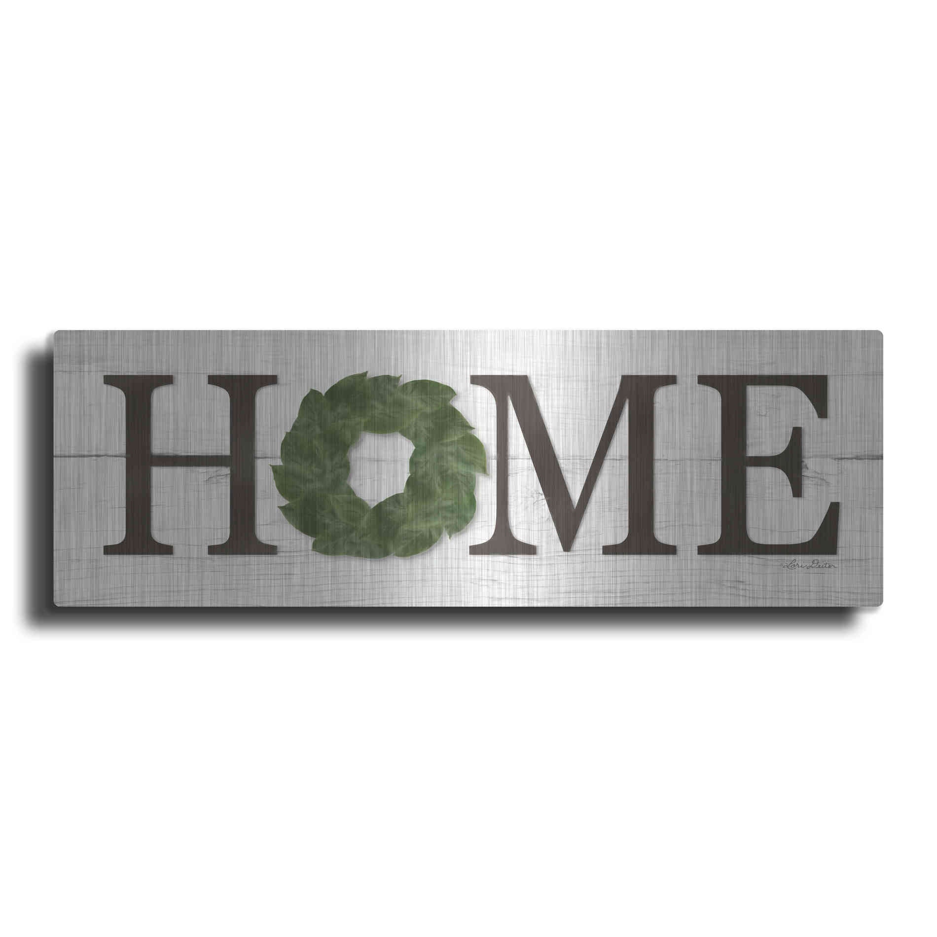Luxe Metal Art 'Home' by Lori Deiter, Metal Wall Art