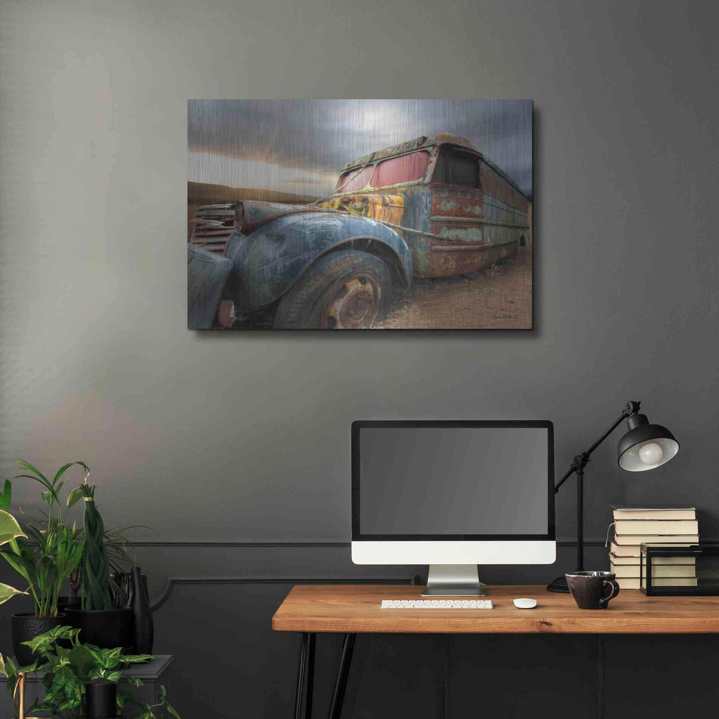 Luxe Metal Art 'Catch a Ride' by Lori Deiter, Metal Wall Art,36x24