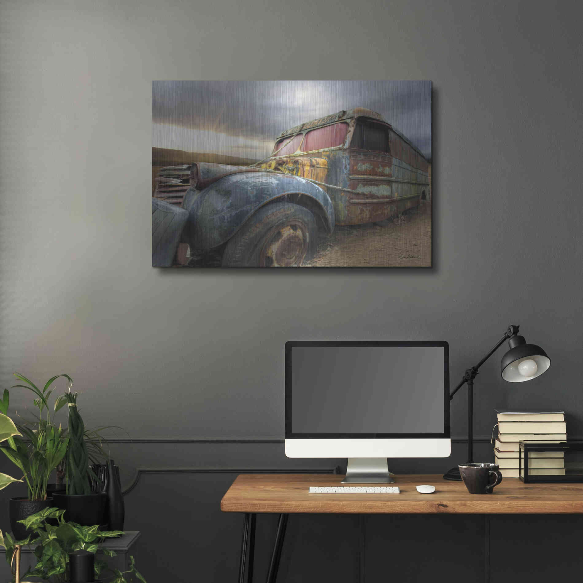 Luxe Metal Art 'Catch a Ride' by Lori Deiter, Metal Wall Art,36x24