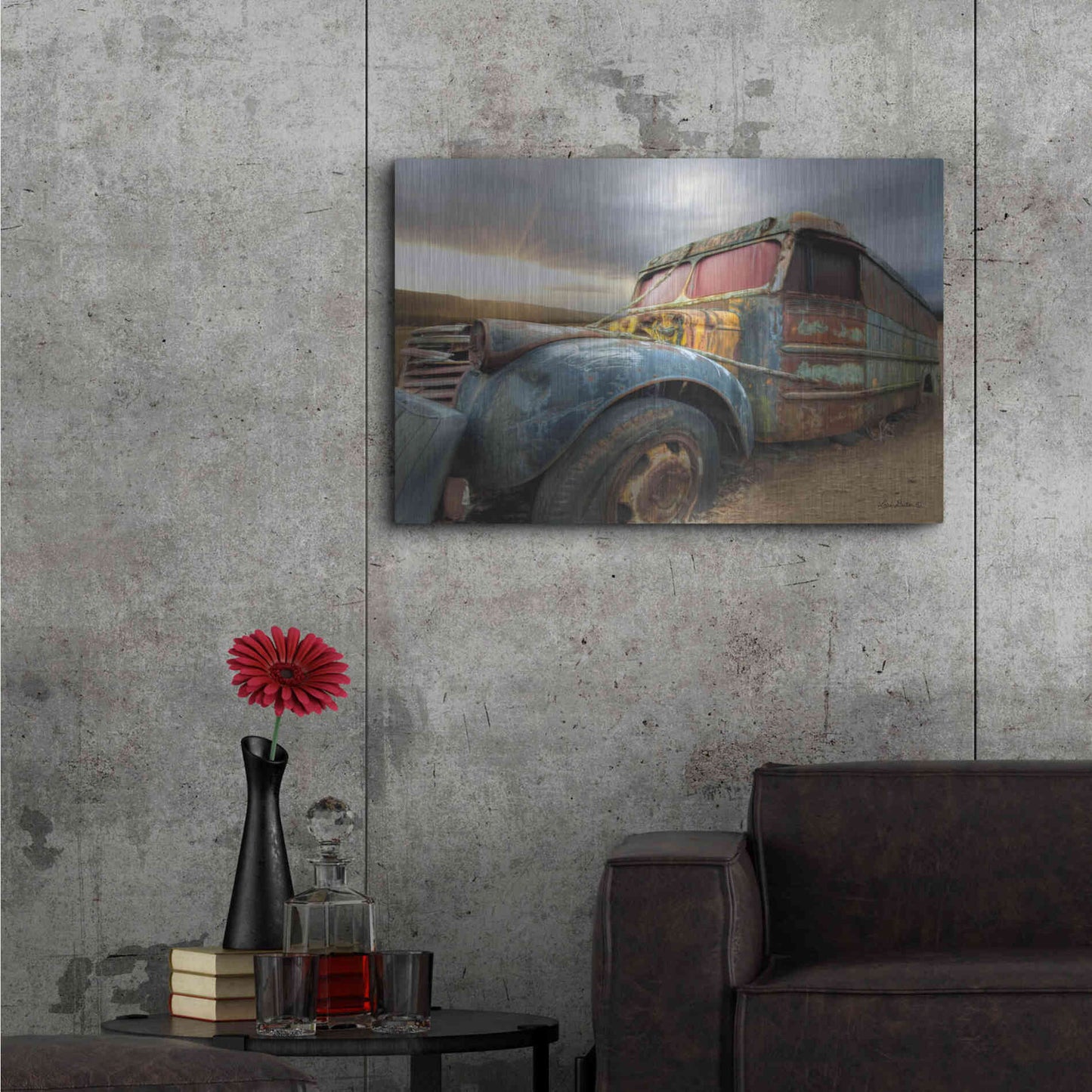 Luxe Metal Art 'Catch a Ride' by Lori Deiter, Metal Wall Art,36x24