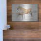 Luxe Metal Art 'Horse and Colt on Wood' by Emily Adams, Metal Wall Art,16x12