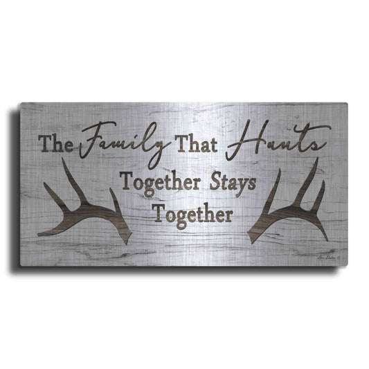 Luxe Metal Art 'Hunting Family' by Lori Deiter, Metal Wall Art