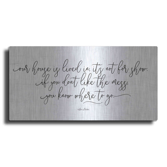 Luxe Metal Art 'The Mess' by Lori Deiter, Metal Wall Art