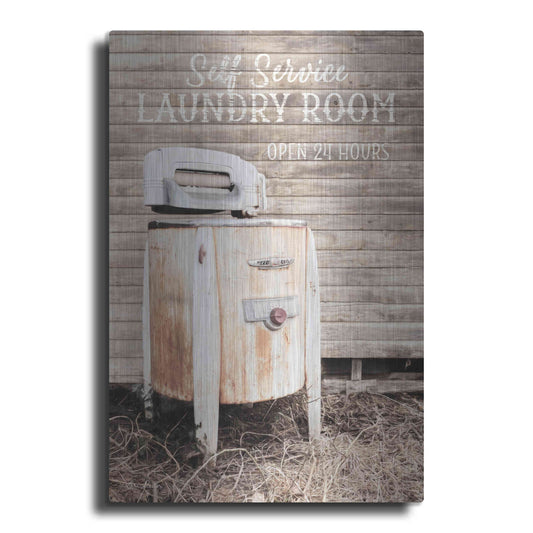 Luxe Metal Art 'Laundry Room' by Lori Deiter, Metal Wall Art