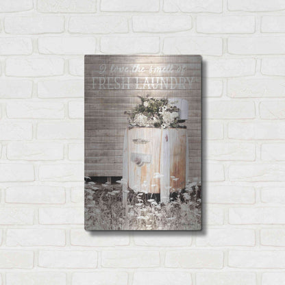 Luxe Metal Art 'Fresh Laundry' by Lori Deiter, Metal Wall Art,16x24