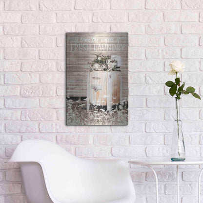 Luxe Metal Art 'Fresh Laundry' by Lori Deiter, Metal Wall Art,16x24