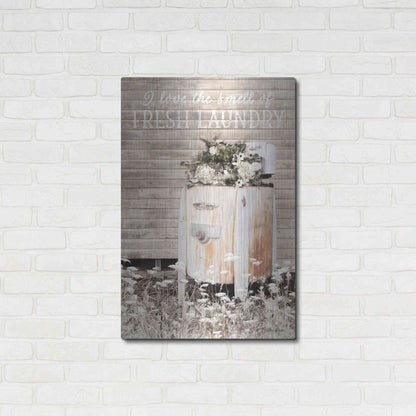 Luxe Metal Art 'Fresh Laundry' by Lori Deiter, Metal Wall Art,24x36