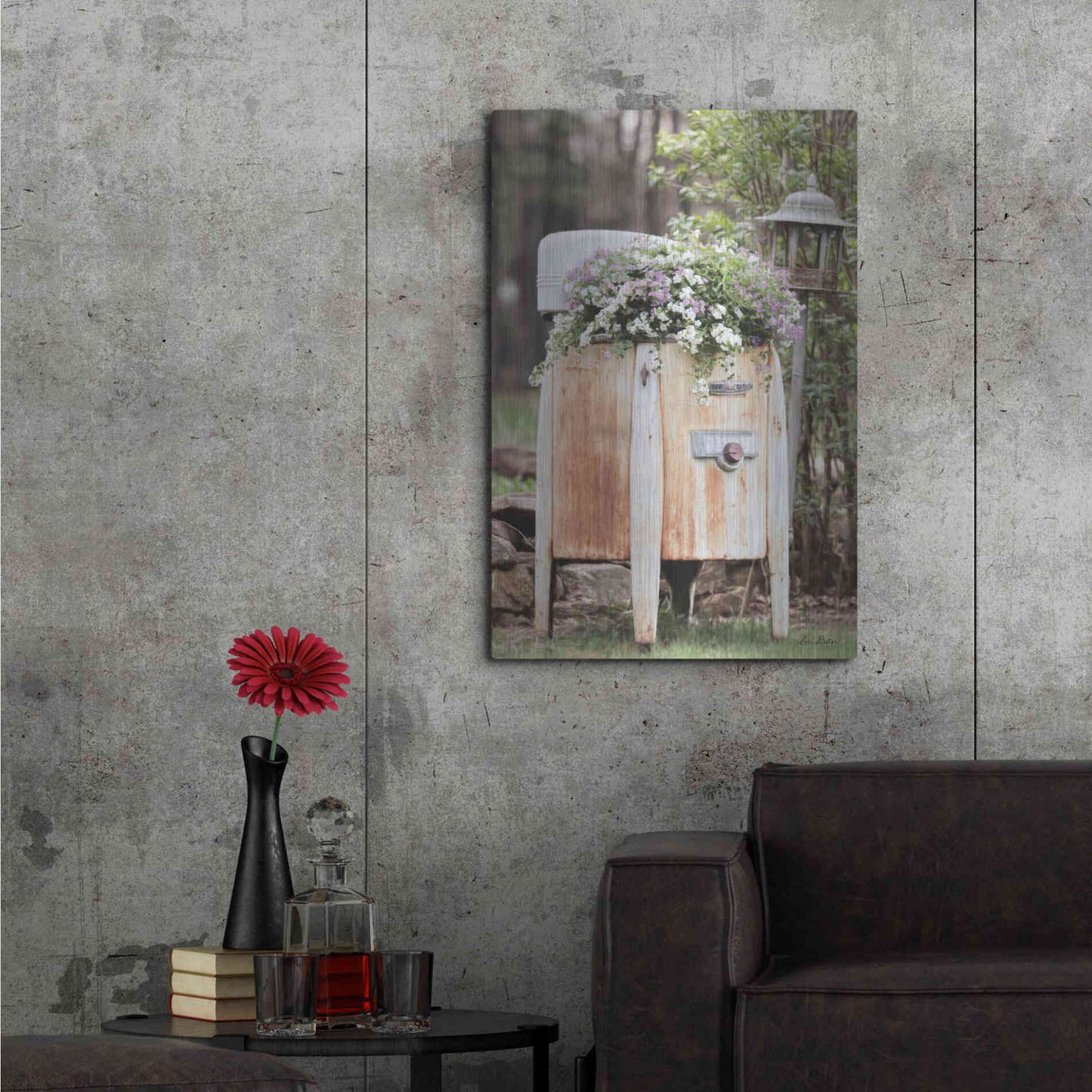 Luxe Metal Art 'Overflowing' by Lori Deiter, Metal Wall Art,24x36