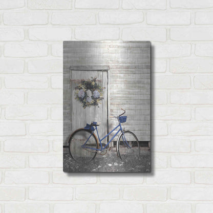Luxe Metal Art 'Life is Like Riding a Bike' by Lori Deiter, Metal Wall Art,16x24