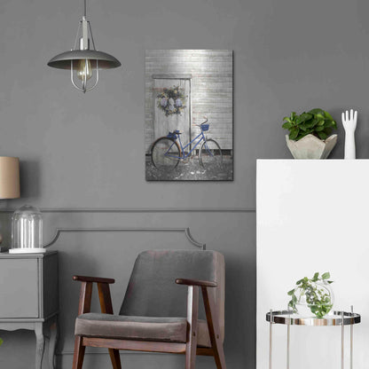 Luxe Metal Art 'Life is Like Riding a Bike' by Lori Deiter, Metal Wall Art,16x24