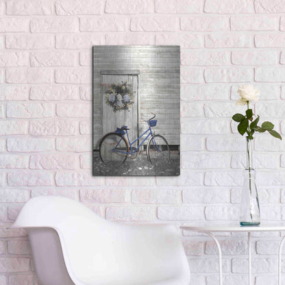 Luxe Metal Art 'Life is Like Riding a Bike' by Lori Deiter, Metal Wall Art,16x24