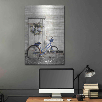 Luxe Metal Art 'Life is Like Riding a Bike' by Lori Deiter, Metal Wall Art,24x36