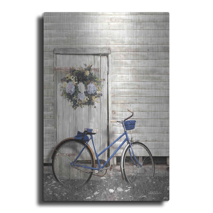 Luxe Metal Art 'Life is Like Riding a Bike' by Lori Deiter, Metal Wall Art