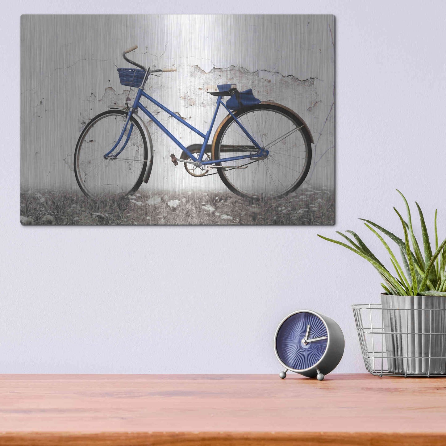 Luxe Metal Art 'Keep Your Balance' by Lori Deiter, Metal Wall Art,16x12