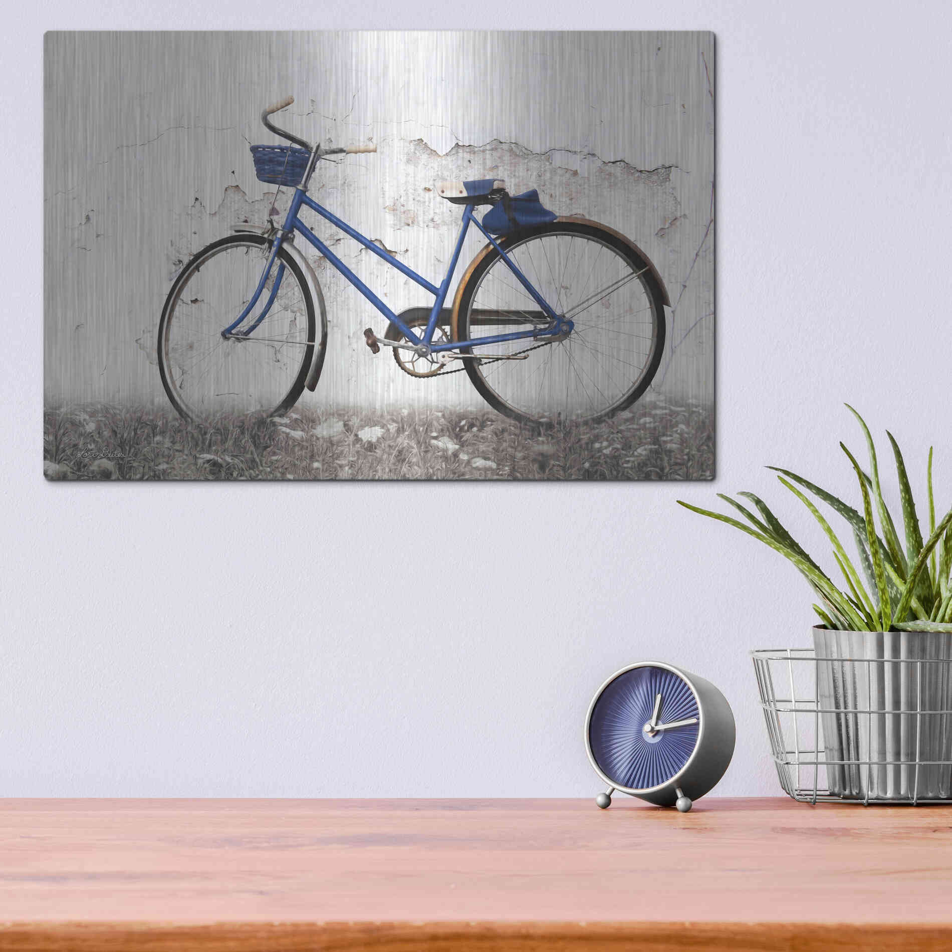 Luxe Metal Art 'Keep Your Balance' by Lori Deiter, Metal Wall Art,16x12