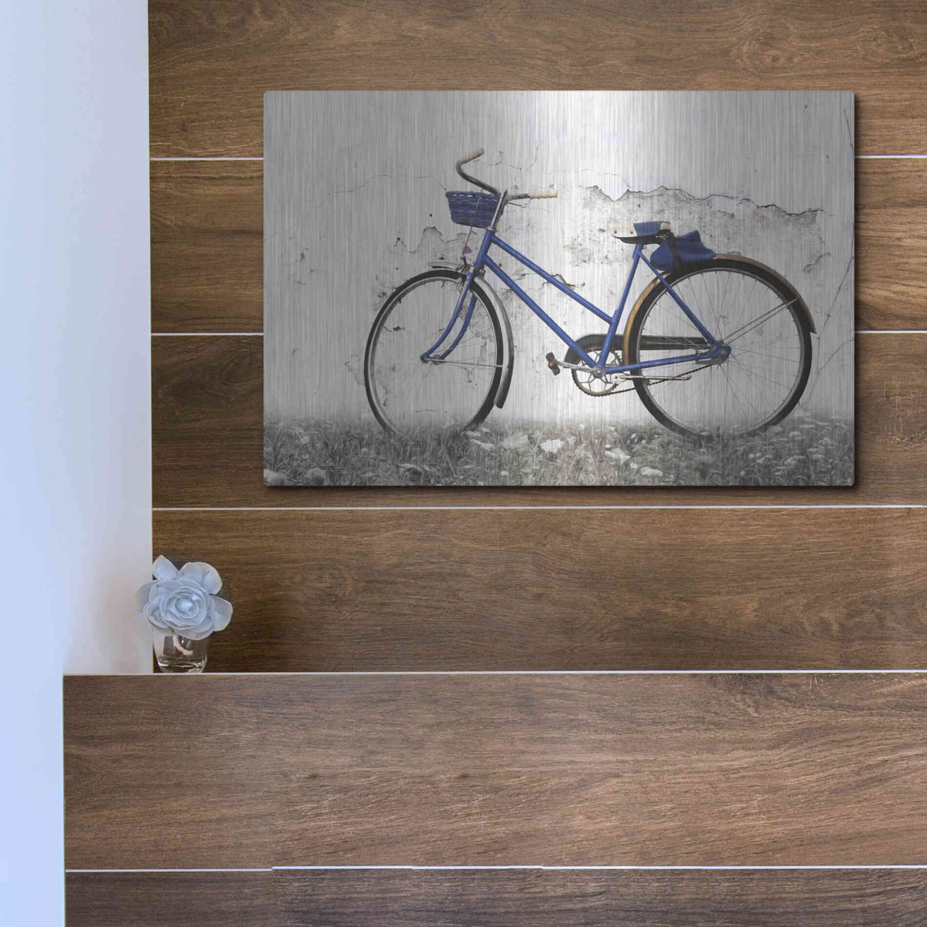 Luxe Metal Art 'Keep Your Balance' by Lori Deiter, Metal Wall Art,16x12