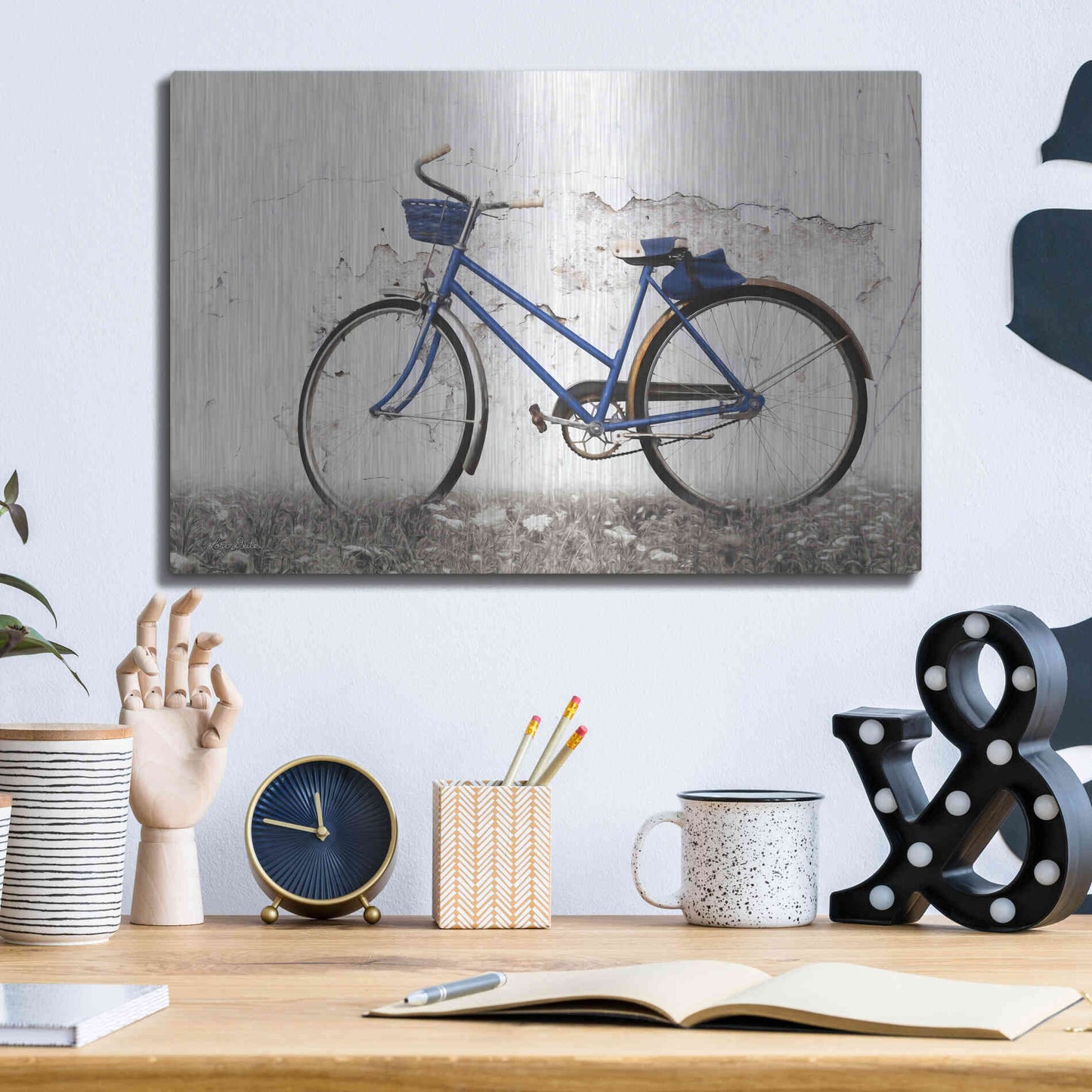 Luxe Metal Art 'Keep Your Balance' by Lori Deiter, Metal Wall Art,16x12