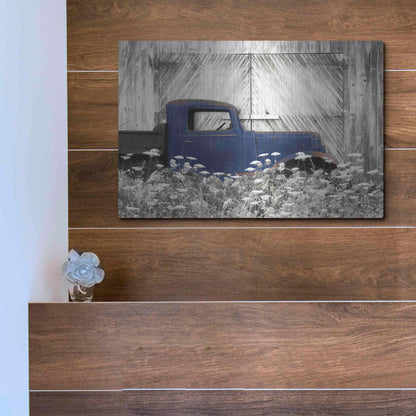 Luxe Metal Art 'Age is a Work of Art' by Lori Deiter, Metal Wall Art,16x12