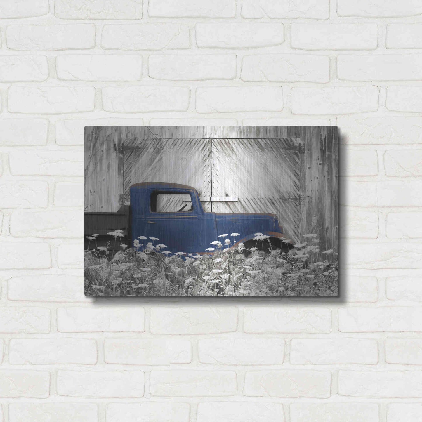 Luxe Metal Art 'Age is a Work of Art' by Lori Deiter, Metal Wall Art,24x16