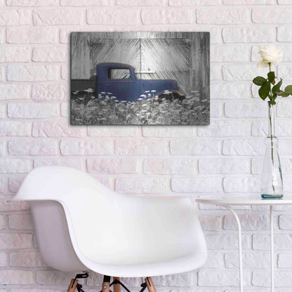 Luxe Metal Art 'Age is a Work of Art' by Lori Deiter, Metal Wall Art,24x16