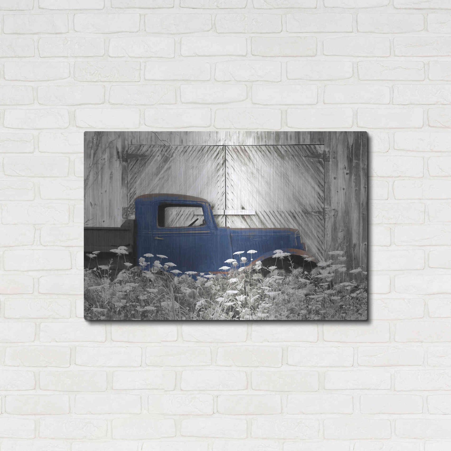 Luxe Metal Art 'Age is a Work of Art' by Lori Deiter, Metal Wall Art,36x24